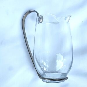 Vintage White and Gold Dining Serveware Pitcher